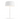 Matte White finish with White Metal Shade Yurei Adjustable Table Lamp