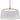 Modern dimmable LED pendant light with 17W integrated LED for home or office