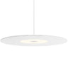 Modern LED pendant light with acoustic panel for noise reduction