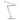 Silver Z-Bar Mini Pro Gen 4 LED lamp with flexible arm and USB charging port.
