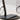 Matte black Tunable white LED lamp for ergonomic desk setups in bedrooms and workspaces with wireless table base charger