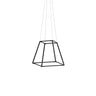 Z-Bar Rise Square LED Pendant in Matte Black finish modern adjustable ceiling light for kitchen islands and dining rooms