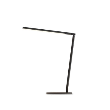Z-Bar Solo Gen 4 LED Desk Lamp in matte black finish with adjustable two-arm design for modern home office lighting.