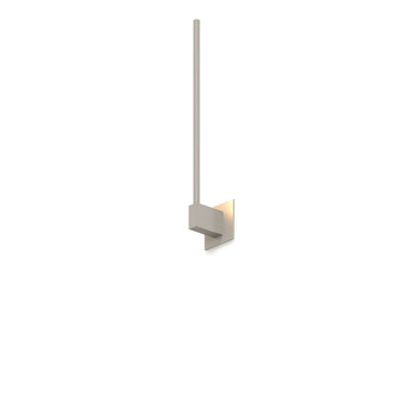 Z-Bar minimalist wall light by Koncept for modern interior design in Brushed Nickel finish.