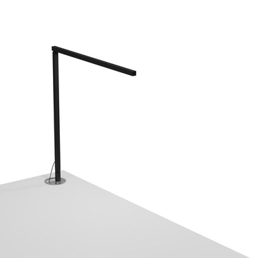 Koncept Z-Bar Solo Desk Lamp Gen 4 Daylight White Light Matte Black Grommet Mount