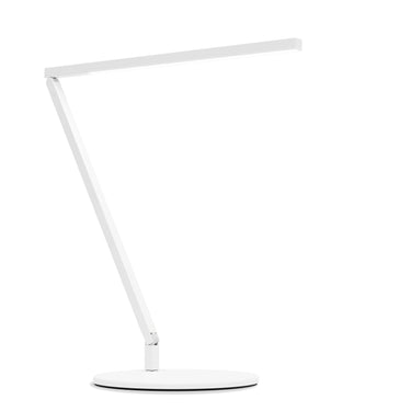 Koncept Z-Bar Solo Desk Lamp Gen 4 Daylight White Light Matte White Desk Base
