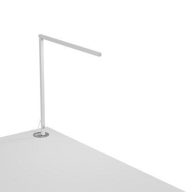 Koncept Z-Bar Solo Desk Lamp Gen 4 Daylight White Light Matte White Grommet Mount