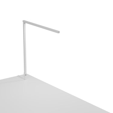 Koncept Z-Bar Solo Desk Lamp Gen 4 Daylight White Light Matte White Through-Table Mount
