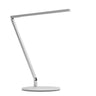 Koncept Z-Bar Solo Desk Lamp Gen 4 Daylight White Light Silver Desk Base