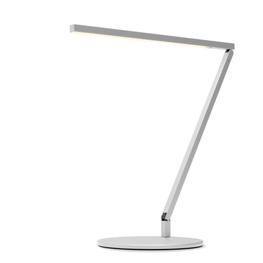 Koncept Z-Bar Solo Pro LED Desk Lamp Gen 4 Silver Desk Base