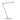 Z-Bar Solo Gen 4 LED Desk Lamp – Silver, Warm White 3,500K, Desk Base