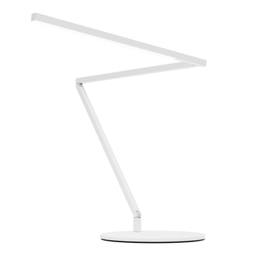 Z-Bar Gen 4 LED Desk Lamp – Matte White, Daylight 5,000K, Desk Base