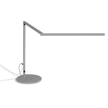 Koncept Z-Bar Pro LED Desk Lamp Gen 4 Silver Wireless Charging Base