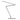 Z-Bar Gen 4 LED Desk Lamp – Silver, Warm White 3,500K, Desk Base