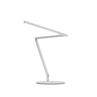 Koncept Z-Bar Mini Desk Lamp Gen 4 Daylight White Light Matte White Desk Base