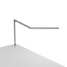 Koncept Z-Bar Mini Pro LED Desk Lamp Gen 4 Silver Through-Table Mount