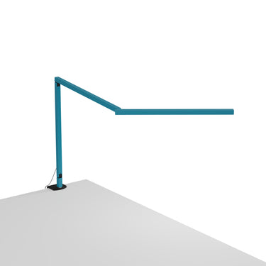 Koncept Z-Bar Mini Desk Lamp Gen 4 Warm Light Blue Desk Clamp Matte Black
