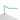 Koncept Z-Bar Mini Desk Lamp Gen 4 Warm Light Blue Grommet Mount