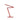 Koncept Z-Bar Mini Desk Lamp Gen 4 Warm Light Matte Red Desk Base