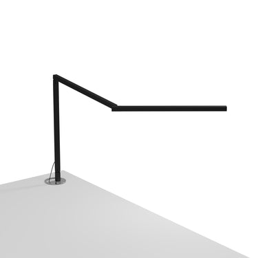 Koncept Z-Bar Mini Desk Lamp Gen 4 Warm Light Matte Black Grommet Mount