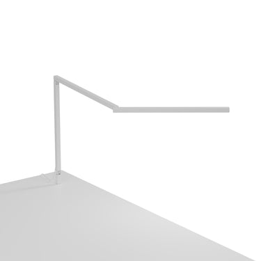 Koncept Z-Bar Mini Desk Lamp Gen 4 Warm Light Matte White Through-Table Mount