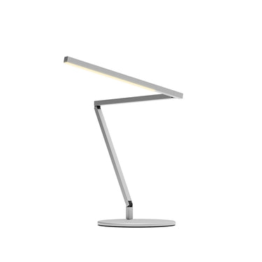 Koncept Z-Bar Mini Desk Lamp Gen 4 Warm Light Silver Desk Base