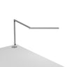 Koncept Z-Bar Mini Desk Lamp Gen 4 Warm Light Silver Grommet Mount