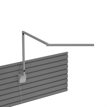 Koncept Z-Bar Mini Desk Lamp Gen 4 Warm Light Silver Slatwall Mount