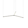 Koncept Z-Bar Pendant Medium Trio Matte Black 24" Light Bars