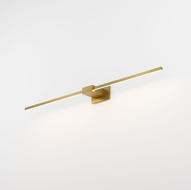 Koncept Z-Bar Wall Sconce Soft Warm Gold 36" Center Mount