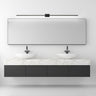 Koncept Z-Bar Wall Sconce Soft Warm Brushed Nickel 48" Center Mount