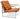 Contemporary Zara armchair caramel Italian leatherette upholstery stainless steel base Soho Concept chair