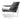 Zara Modern Armchair black PPM leatherette with brushed stainless steel base by Soho Concept