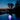 Zen Bluetooth LED Cordless Lamp by Smart & Green glowing purple on a pool at dusk - LoftModern