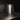Zephyr table lamp detail showing textured clear and opaline glass bands wotj Polished Aluminum ring