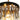 Zephyrine Crystal Pendant Light for Kitchen Island - 8.5", Black & Gold