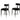 Alek Black Dining Chair set of 2