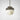 Lucid pendant with bronze band and honed alabaster dome, second view