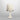 Acropolis alabaster table lamp on a grey studio backdrop