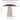 Dimensions diagram of the Aegis Medium Travertine table lamp: 16.6 inch height, 18.2 inch shade width, 6.9 inch base