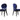 Isabella Blue Dining Chair set of 2