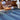 Almonia jute rug in Blue, full view