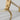 Long brass chandelier, adjustable height, hand-formed fluted glass, foyer, hotel lobby lighting.