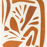 Alpha wool rug in Terracotta, full view