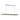 Visual Comfort Ambrose 72" long rectangular chandelier illuminating a stylish home office desk.