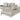 Lamod Italia Andrea Grey Leather Sectional Sofa