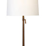 Alexis Cordless Table Lamp adding warmth to a cozy reading nook