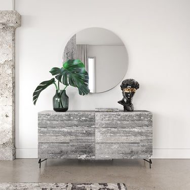 Nova Domus Aria Italian Multi Grey Eastern King Bedroom Set