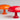Artemide Nessino Table Lamp orange and red