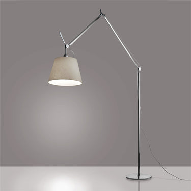Artemide Tolomeo Mega LED Floor Lamp with 17-inch Parchment diffuser